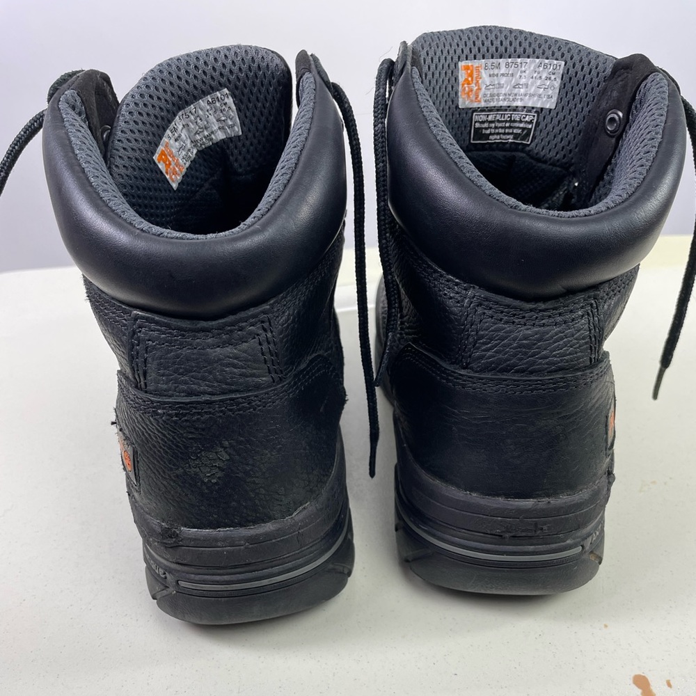 Timberland Pro Men’s 6 in. Helix Composite Toe Waterproof Work Boot, Black - Picture 3 of 8